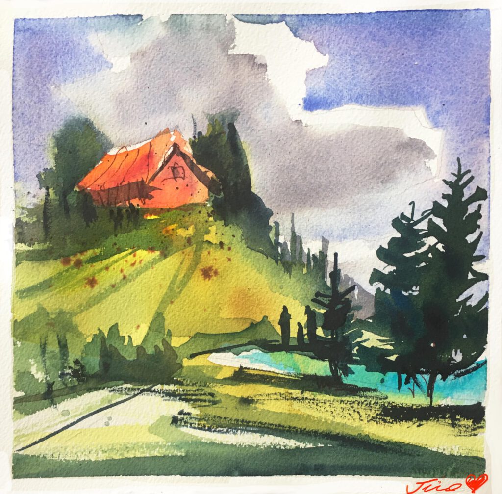 Kolorieren lernen! Der wichtigste Tipp. Atelier Herz der Kunst